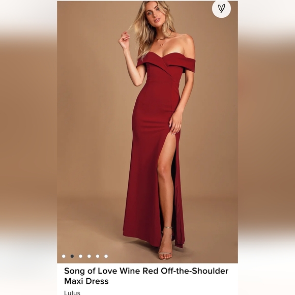 Lulus red formal dress - Picture 1 of 7